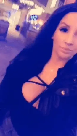 Big titty brunette milf blows a kiss to your cock