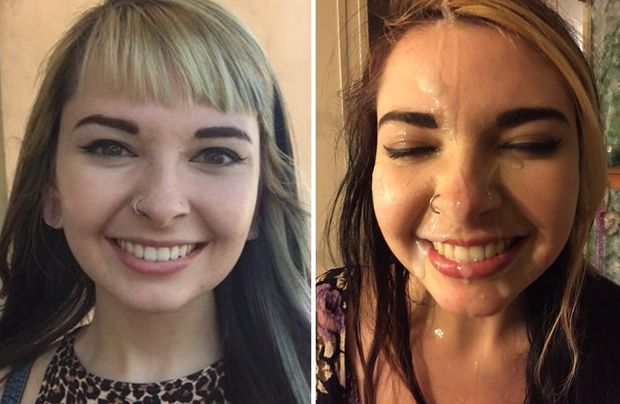 before and after facial