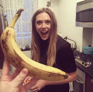 Hey Elizabeth! I bought this banana to butt fuck you with