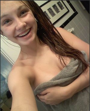 I just took a shower