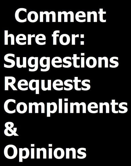 Please add any comment you wanna make to my boards