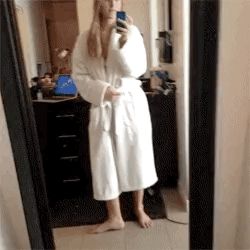 Sexy body under that robe