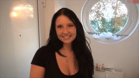 CaroCream can't let you get out without blowjob