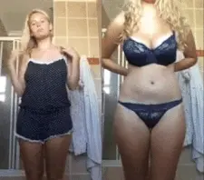 UNDRESSING TEASE Big TITS