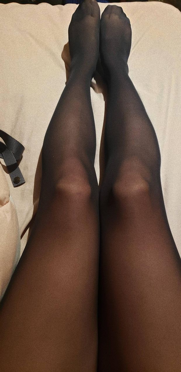 Pantyhose Pic Entitled Lounging in my wolfords ????