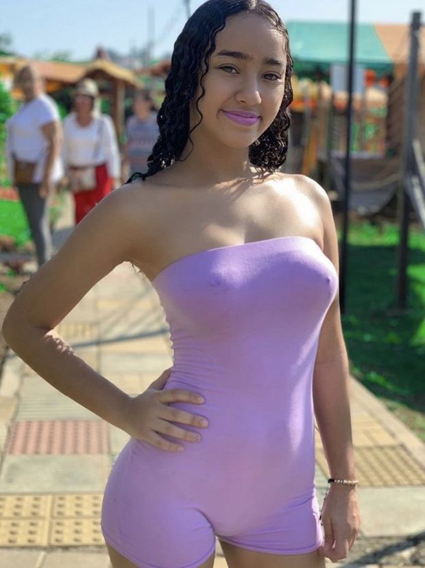 Valeryaltamar001 hard nipples in sheer bodysuit