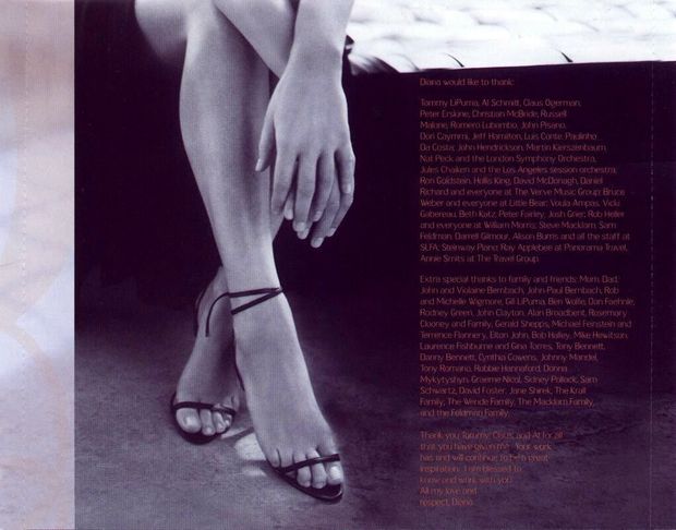 Diana Krall's feet