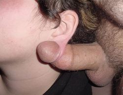 Get your dick out of her ear!