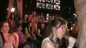 Getting facial at club