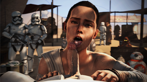 Rey has to earn portions one way or another..