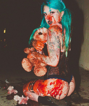 BabyGoth never sings out of tune