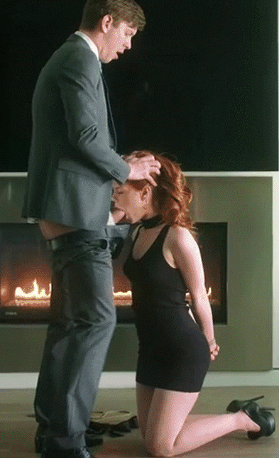 Please sir, use my mouth to relieve some stress