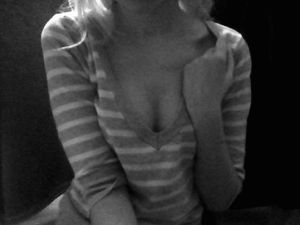 Short tease of a revealed pair of perky boobs