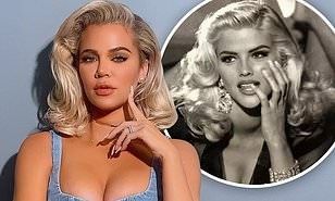 Khloe Kardashian channels Anna Nicole Smith