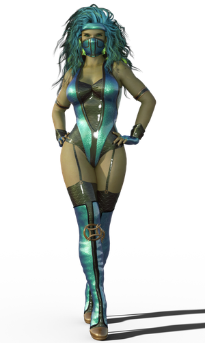 Khameleon at her }{OTTEST!!