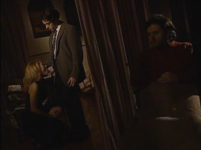 That's it. You stay behind the curtain and try to remember how good your wife's blowjobs are.