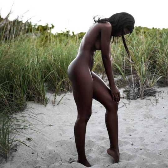Black Beach Babe.