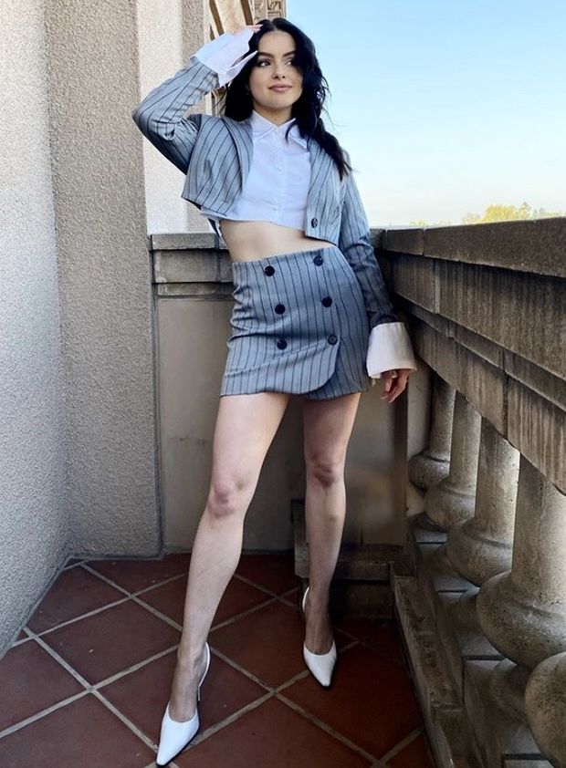 Ariel Winter In mini skirt