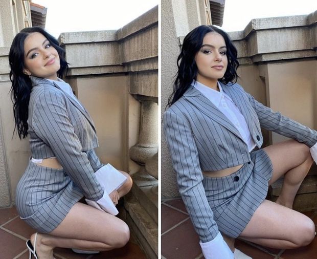 Ariel Winter In mini skirt