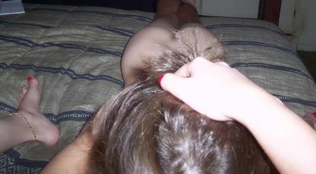 Amateur Wife Grabbing Hold And Grinding Her Pussy Into My Face!
