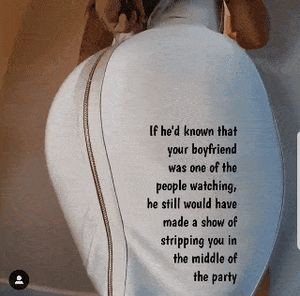 You knew your boyfriend could do nothing to stop this guy from fucking you in the middle of the party.. and that just made you wetter for hi