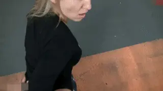 Creampie in the parking lot