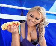 Marsha May’s hotdog stand