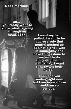 VERBATIM email reply from my hotwife while she was at work