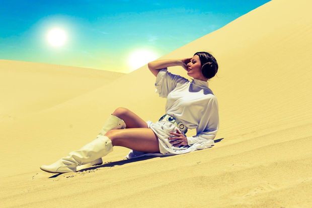 lady Jaded princess Leia cosplay
