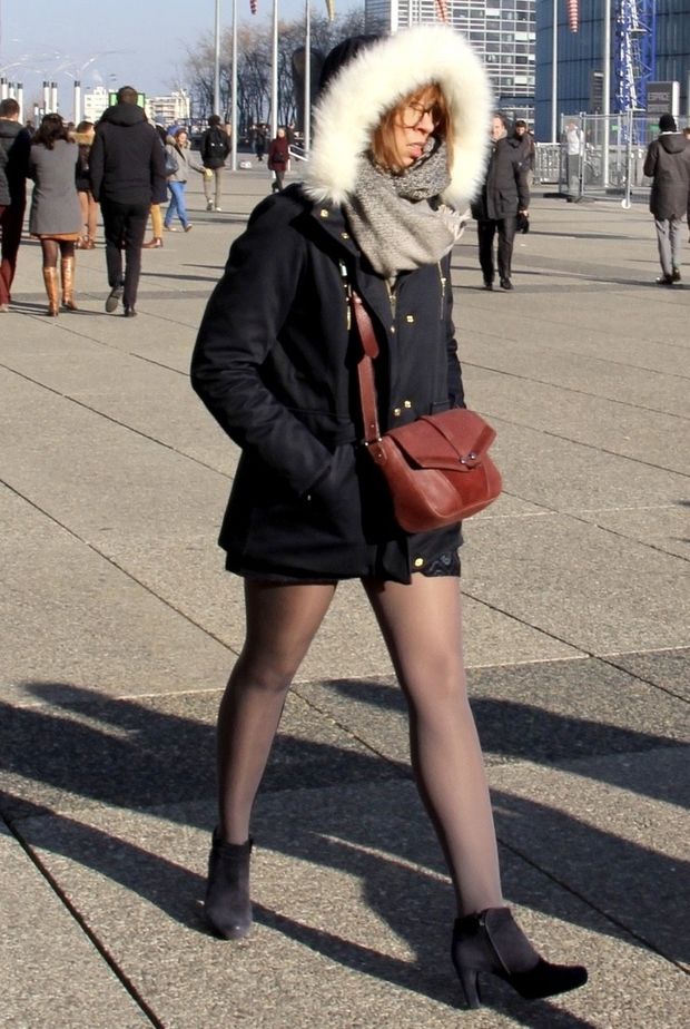 Candid pantyhosed opportunity