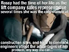 And she enjoyed it very much