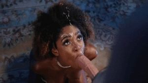 ebony wife swallowing