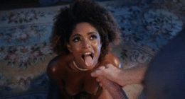 ebony wife paying the bills