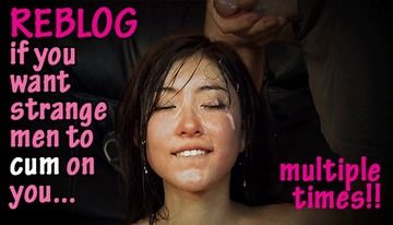 Brunette Let Strangers Cum On You Sissy Caption