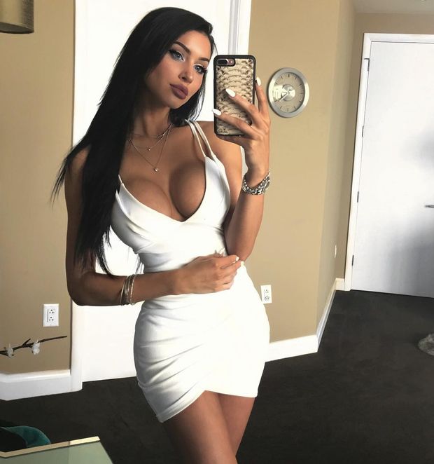 white dress