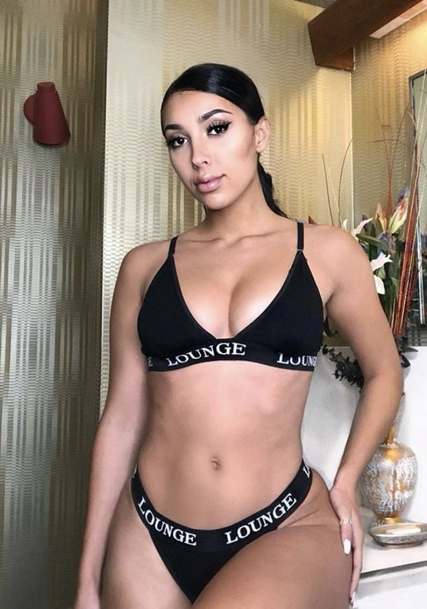 Elle in Black panties