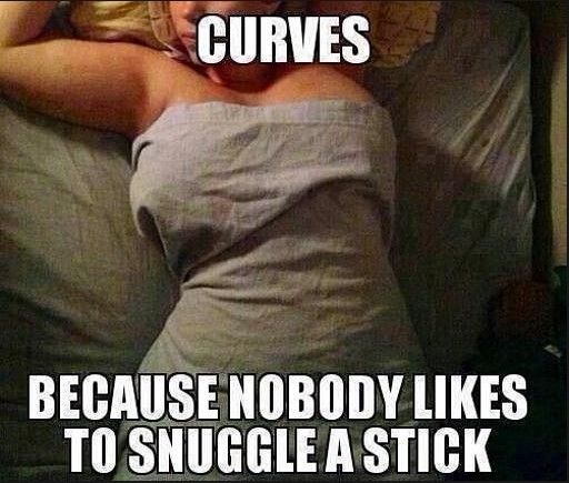 cuddles and curves