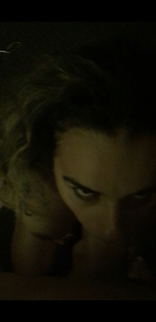 Brazilian blowjob in the hotel while her husband is at home..