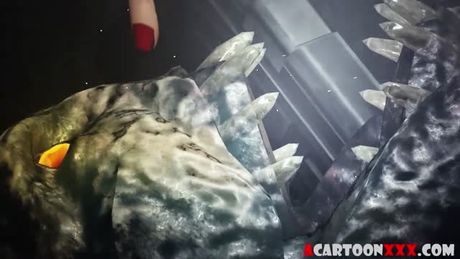 3D teen banged by tentacle alien guy