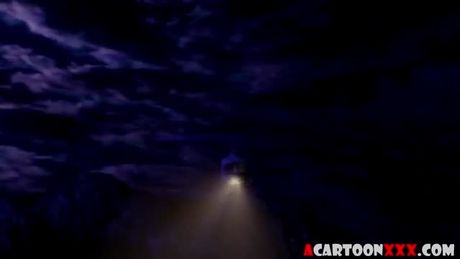 Hot booty 3D teenie fucked by green tentacles