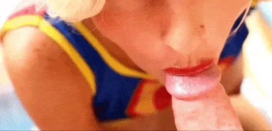 This Supergirl loves cum