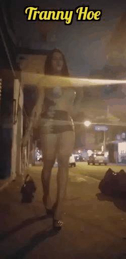 Tranny Walking The Streets