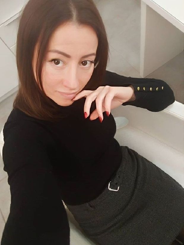 Valentina sexy russian mom in hot dress