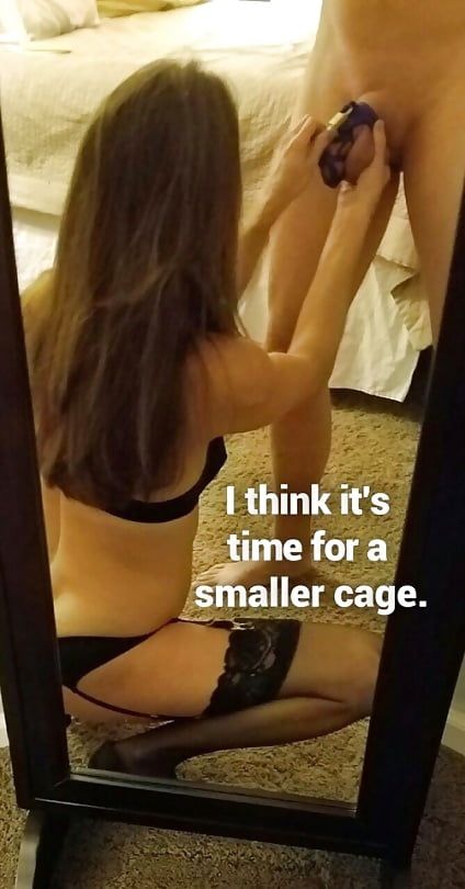 it's time to put a smaller cage