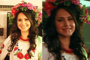 Slutty waitress before blowjob and after