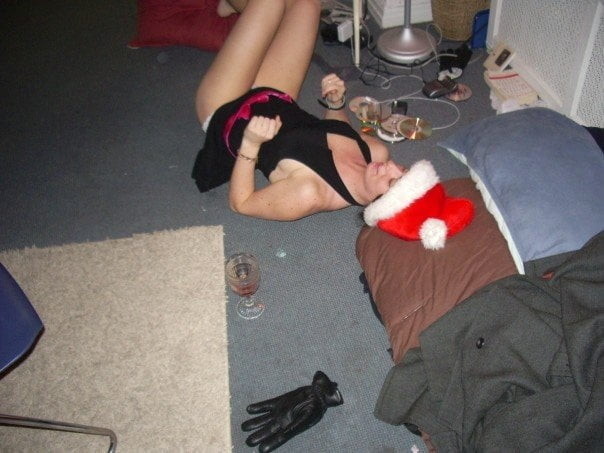 Partying elf babe.