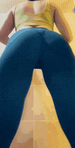 Fingering Her Butt Hole In The Bathroom