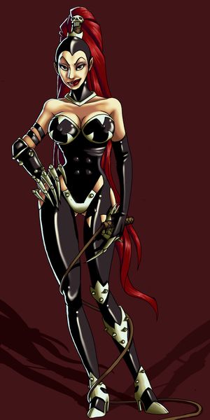 Dark Mistress pin-up