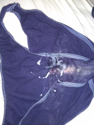 My cum on my wife's dirty panties - Amor