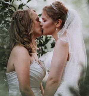Two Lesbian Brides